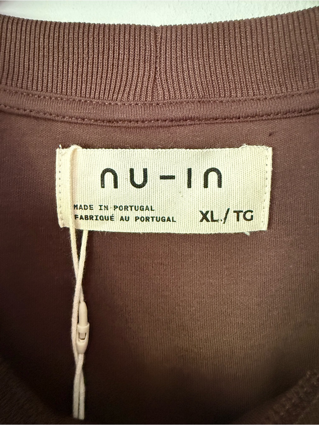 Nu-In Brown Cotton T-Shirt — image 4 of 4